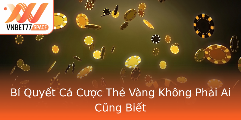 Bí Quyết Cá Cược Thẻ Vàng Không Phải Ai Cũng Biết